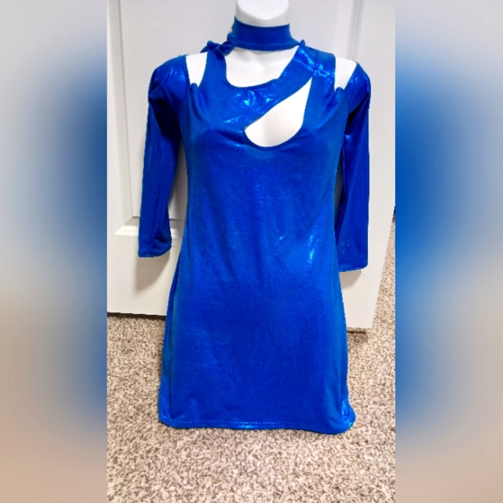 Sapphire mini cocktail dress